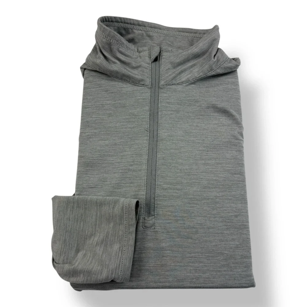Vuori Heather Gray ¼ Zip Active Sweater Men's‎ Size Small 